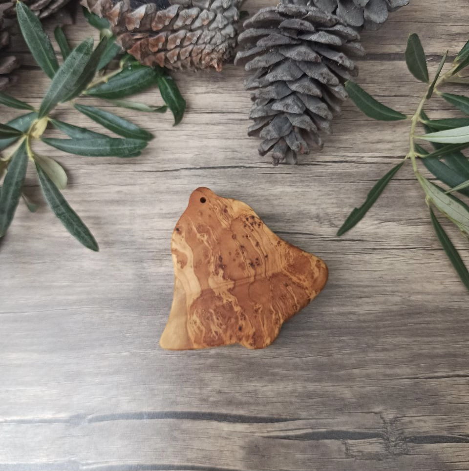 Woodyardesign Zeytin Ağacı Çan Yılbaşı Süsü